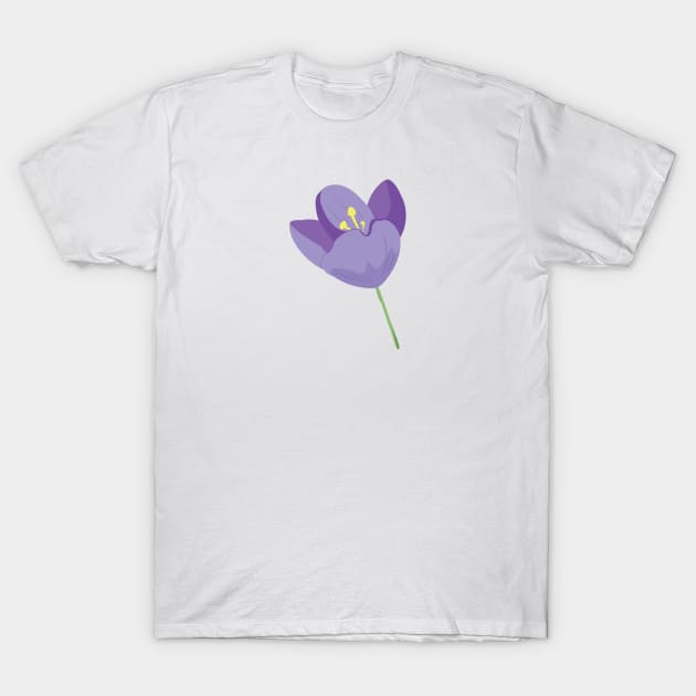 Blue Tulip T-Shirt by Madelyn_Frere